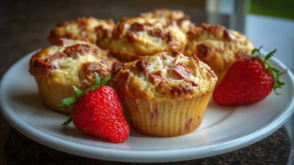 Strawberry Protein Muffins