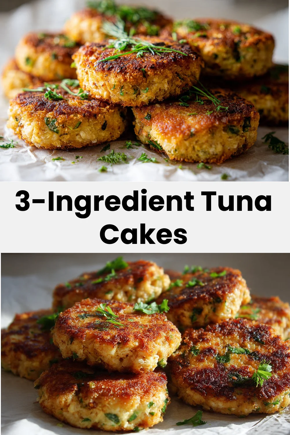 3-Ingredient Tuna Cakes