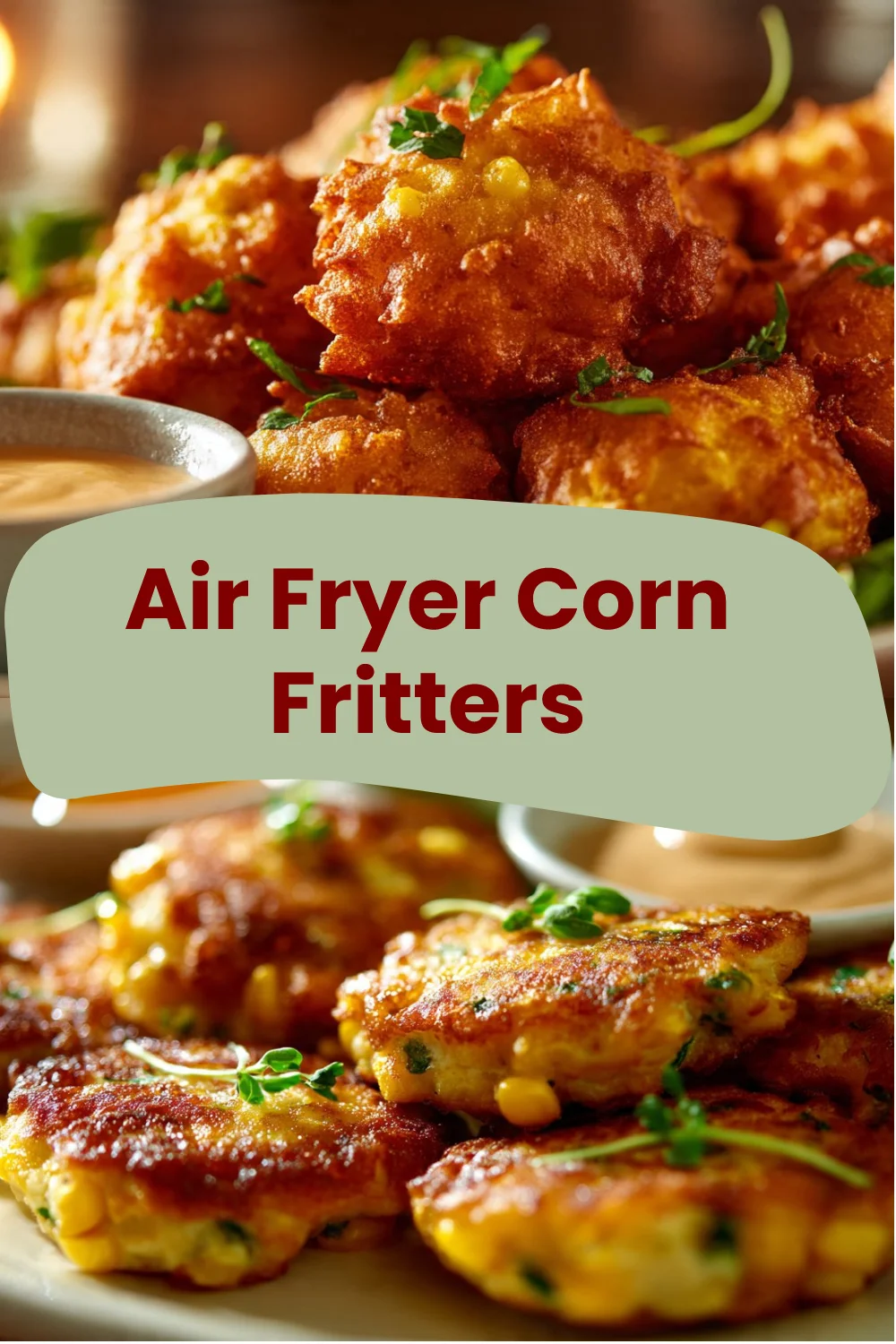 Air Fryer Corn Fritters