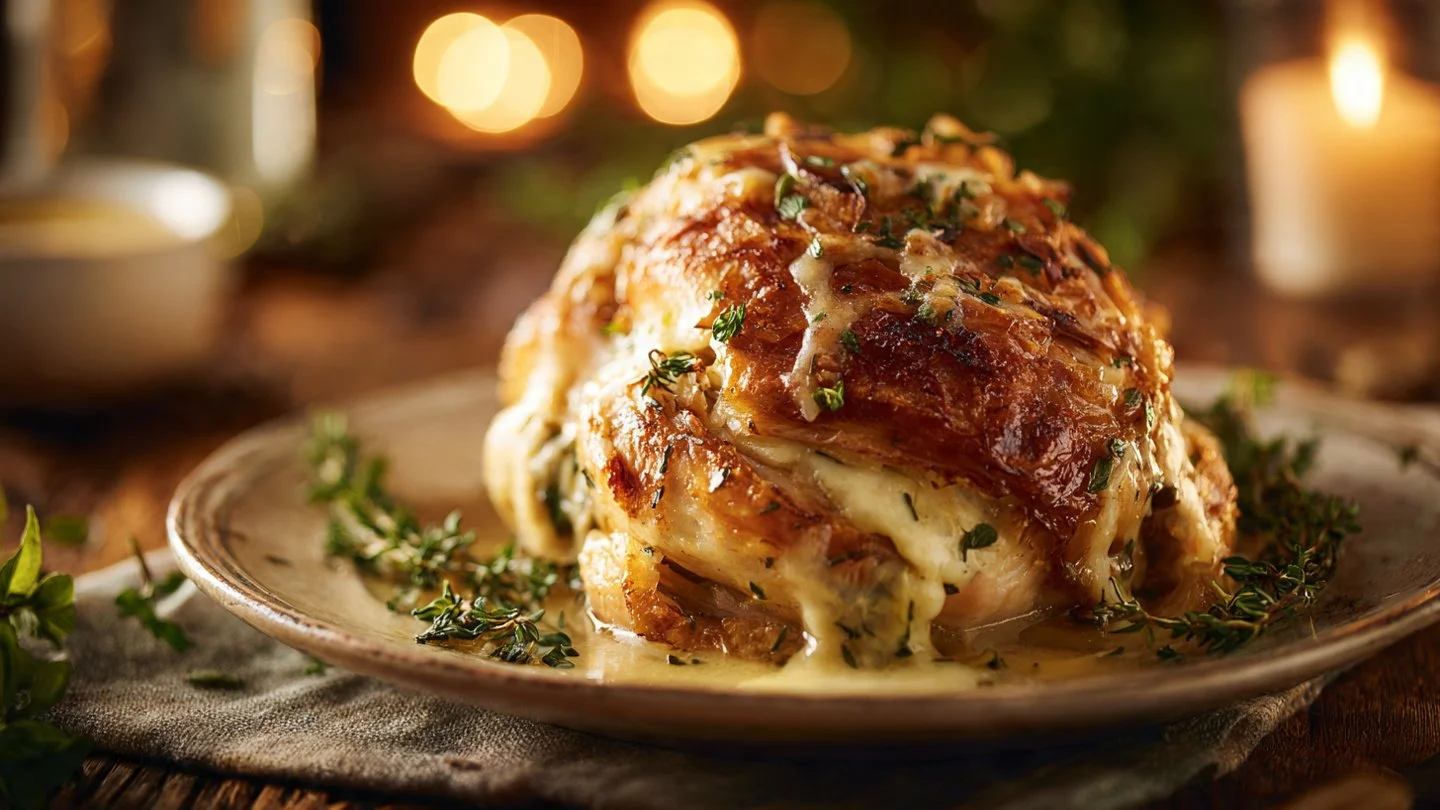 Apple and Brie Stuffed Chicken