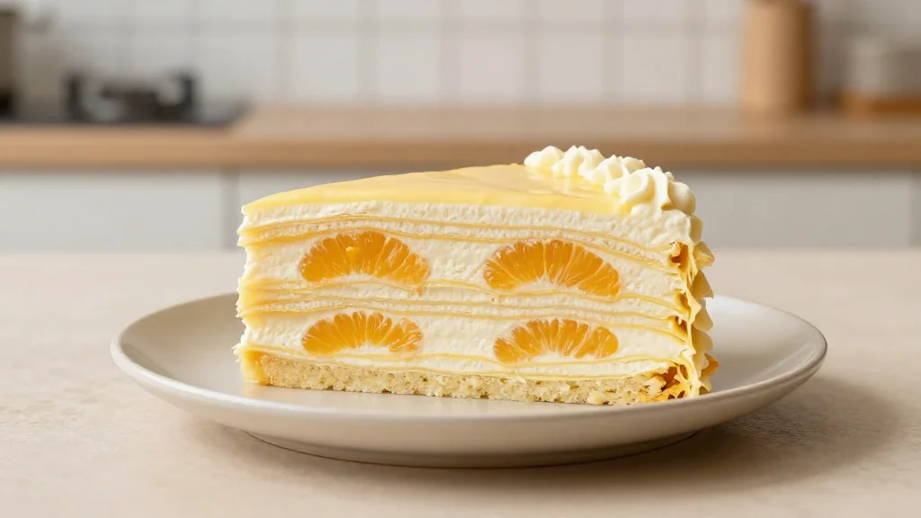Asian Bakery-Style Mango Cake
