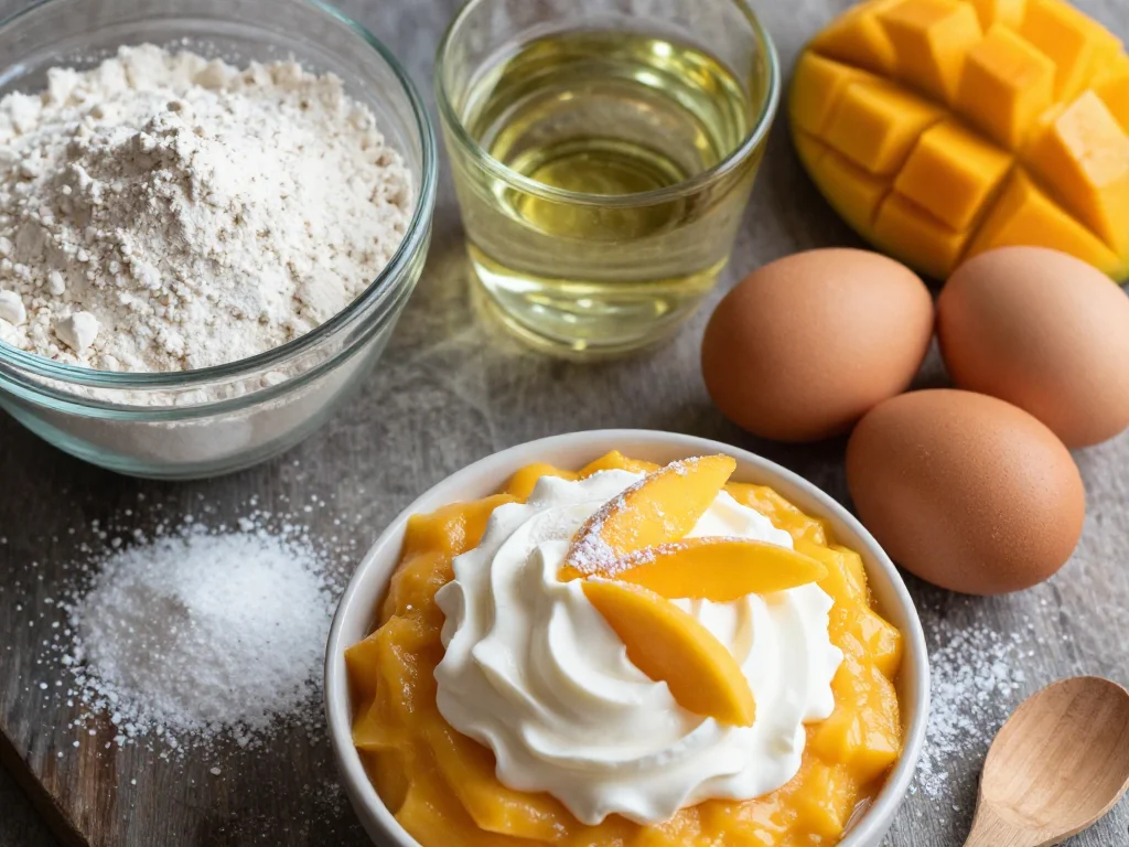 Asian Bakery-Style Mango Cake