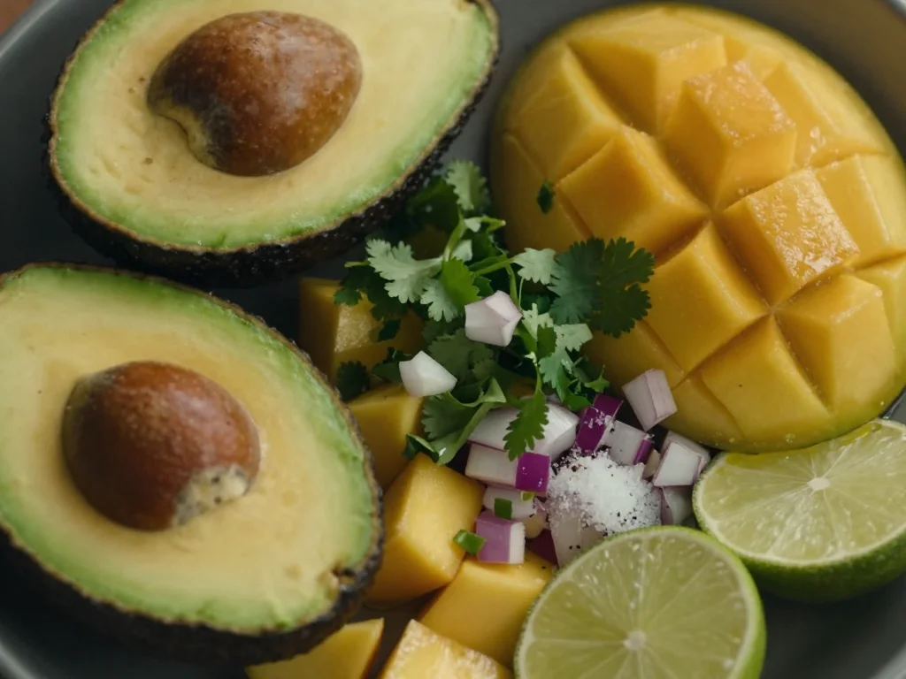 Avocado and Mango Salad