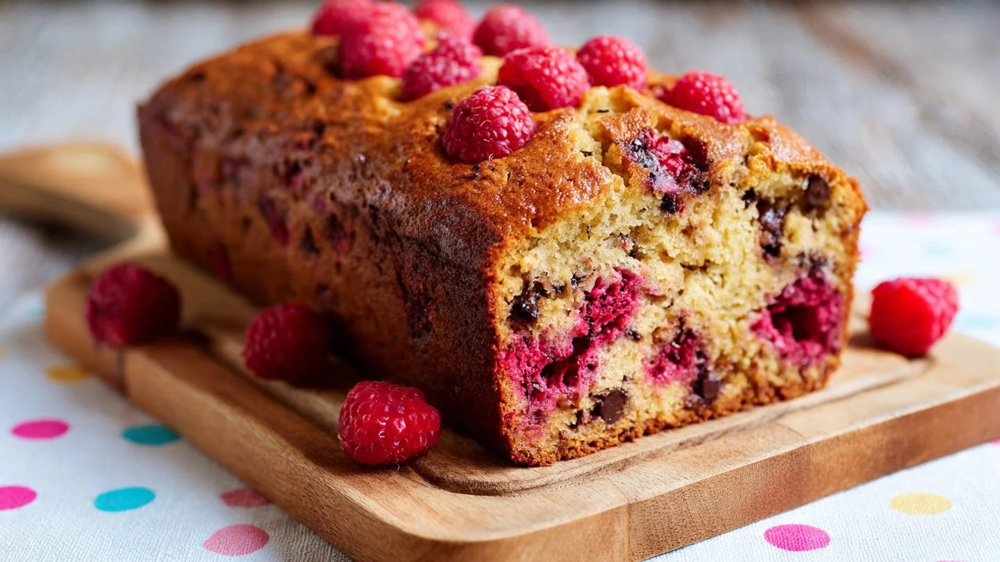 Indulgent Raspberry Dark Chocolate Banana Bread: The Ultimate Sweet Treat Banana Bread Decadent Banana Bread with Raspberries and Dark Chocolate