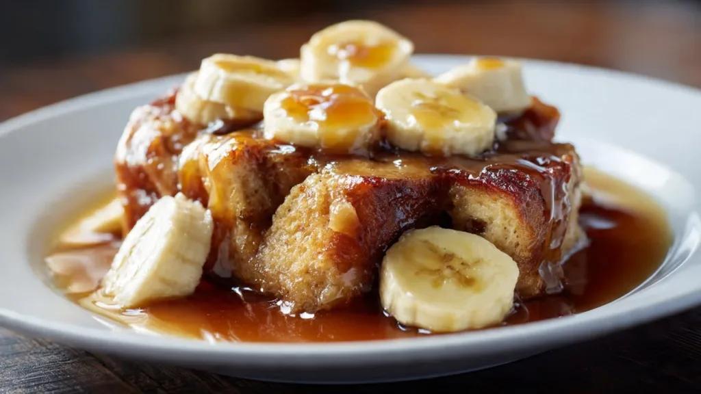 Indulge in Bananas Foster Bread Pudding – The Ultimate Comfort Dessert!