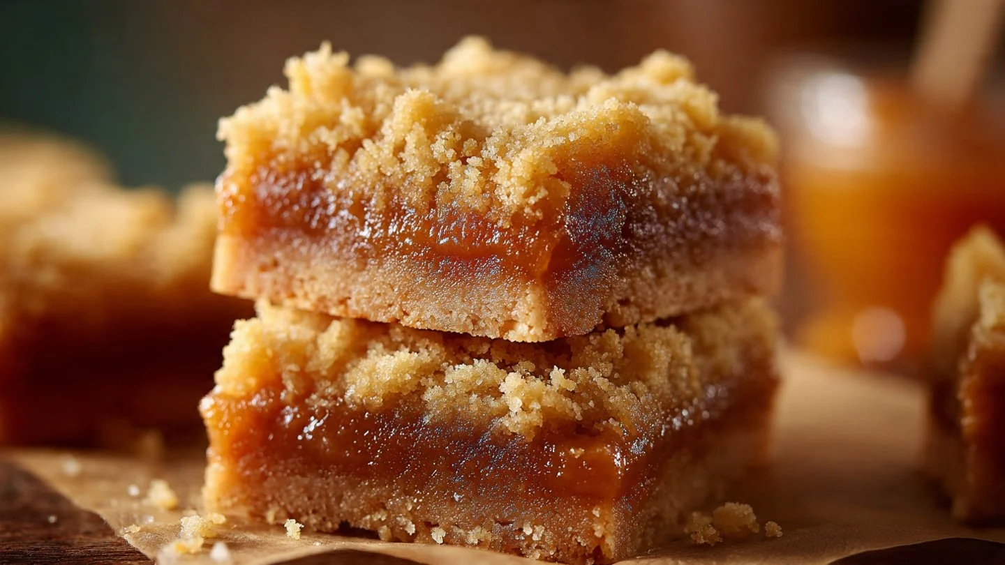 Biscoff Blondies Chewy Cookie Butter Dessert Bars