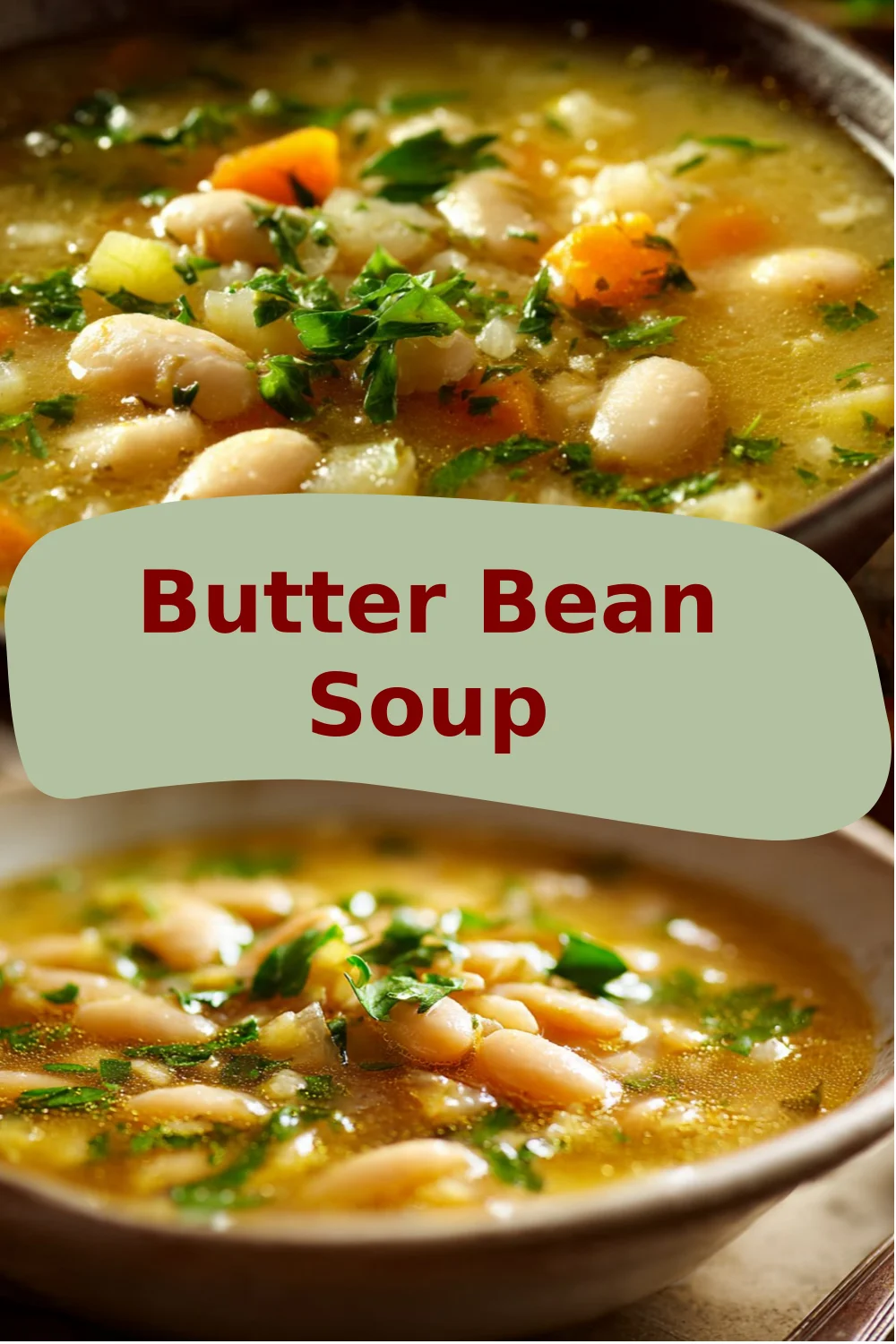 Warm Up Your Soul With This Amazing Butter Bean Soup! Butter Bean Soup Butter Bean Soup