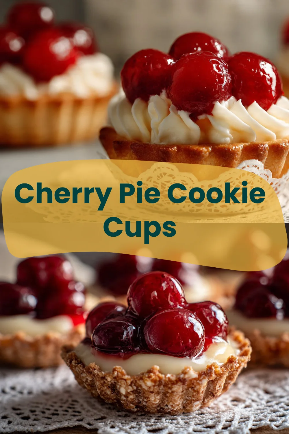 Cherry Pie Cookie Cups: The Sweetest Little Treat Cherry Pie Cherry Pie Cookie Cups