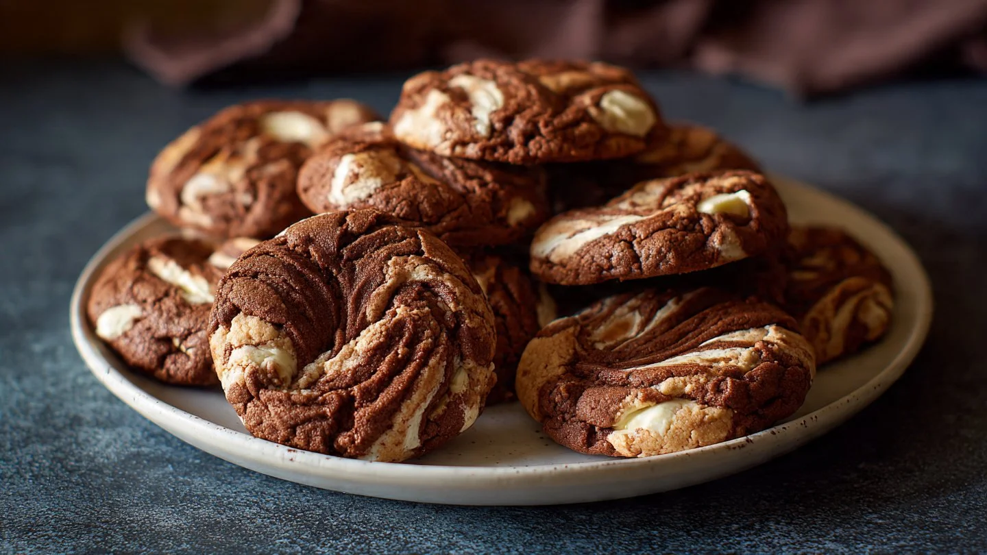 Chocolate Marshmallow Cookies