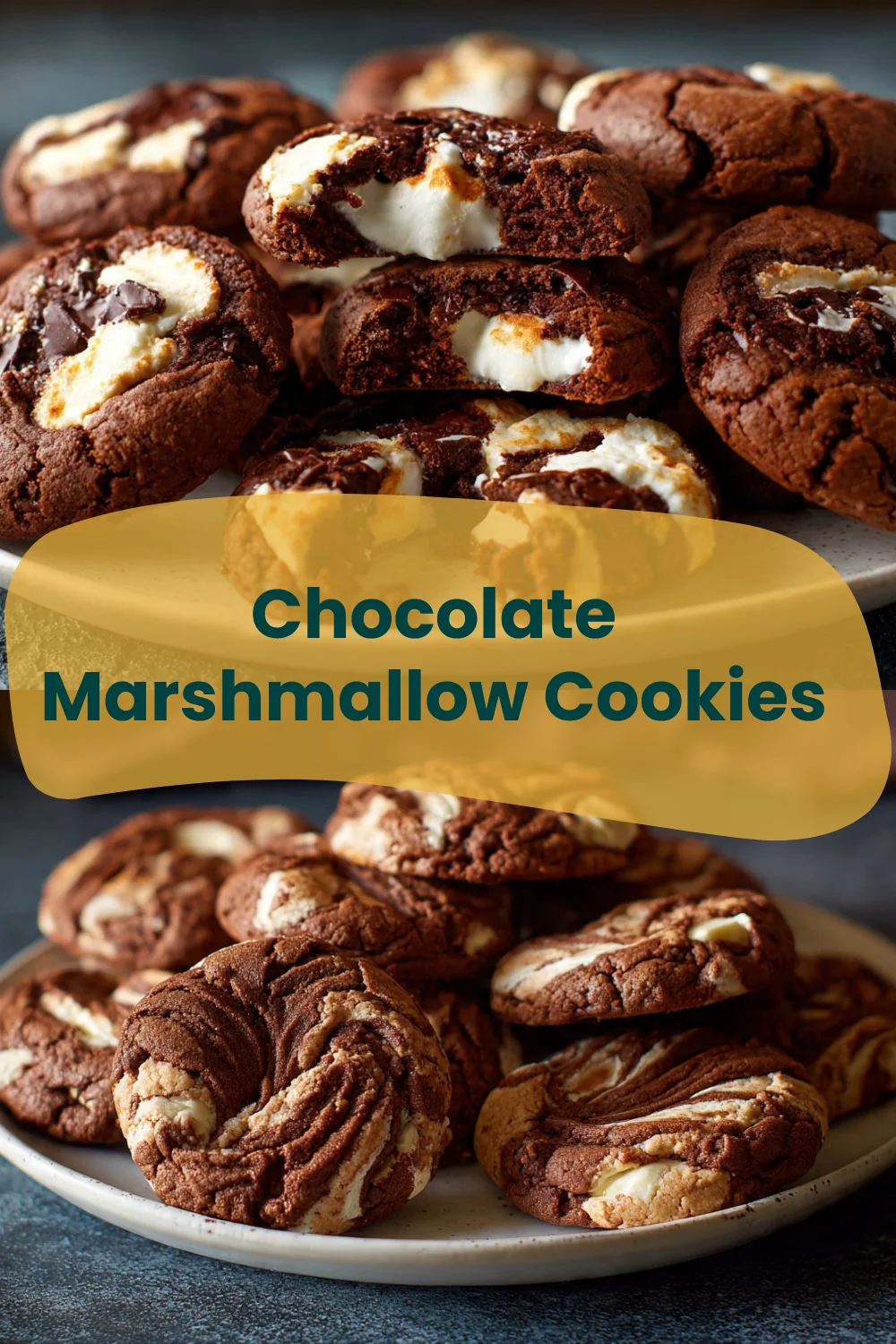 Chocolate Marshmallow Cookies