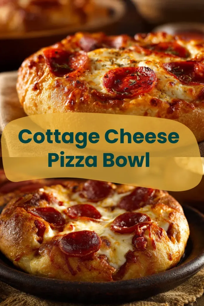 Cottage Cheese Pizza Bowl