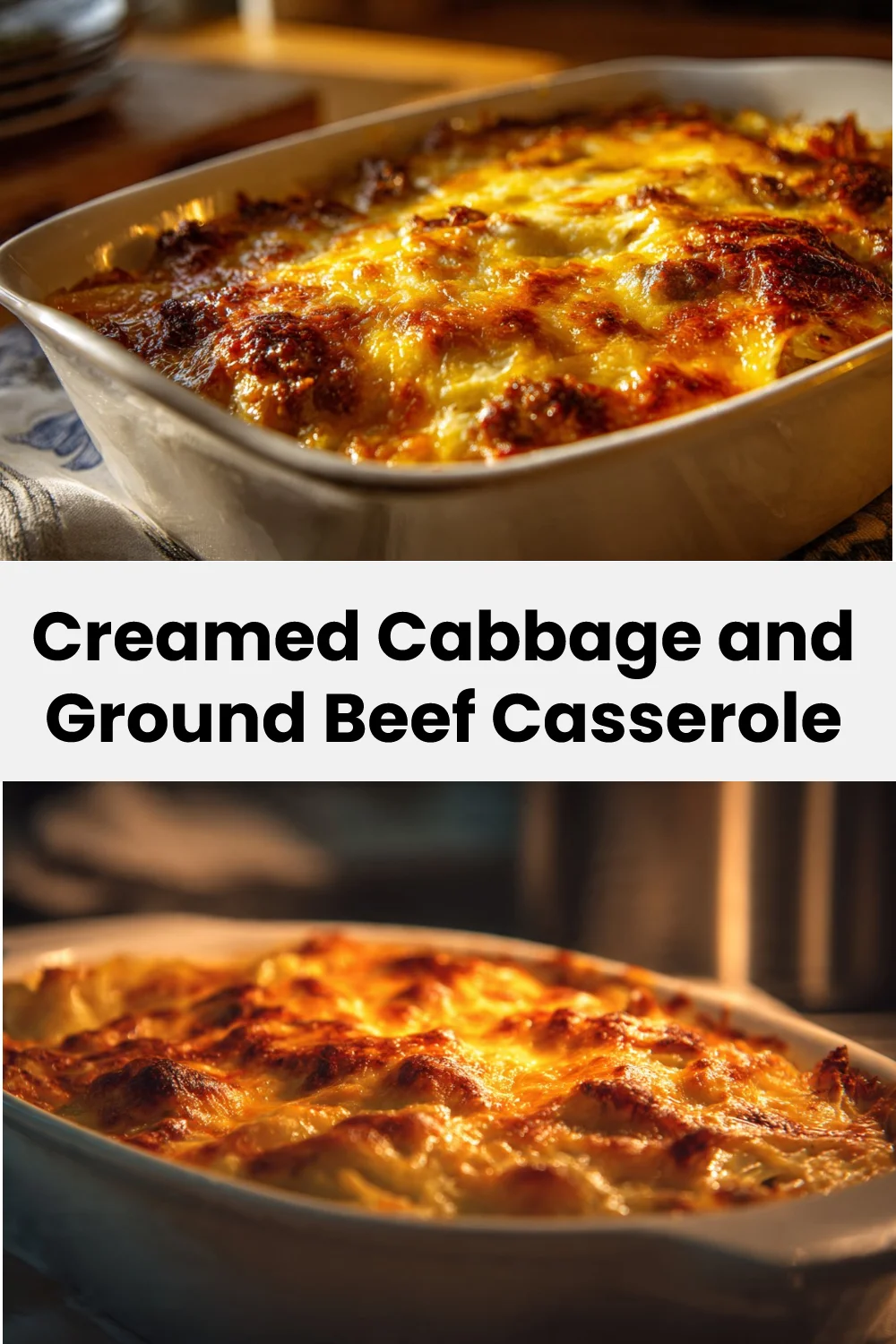 Creamed Cabbage and Ground Beef Casserole: Your New Go-To Comfort Food Ground Beef Casserole Creamed Cabbage and Ground Beef Casserole