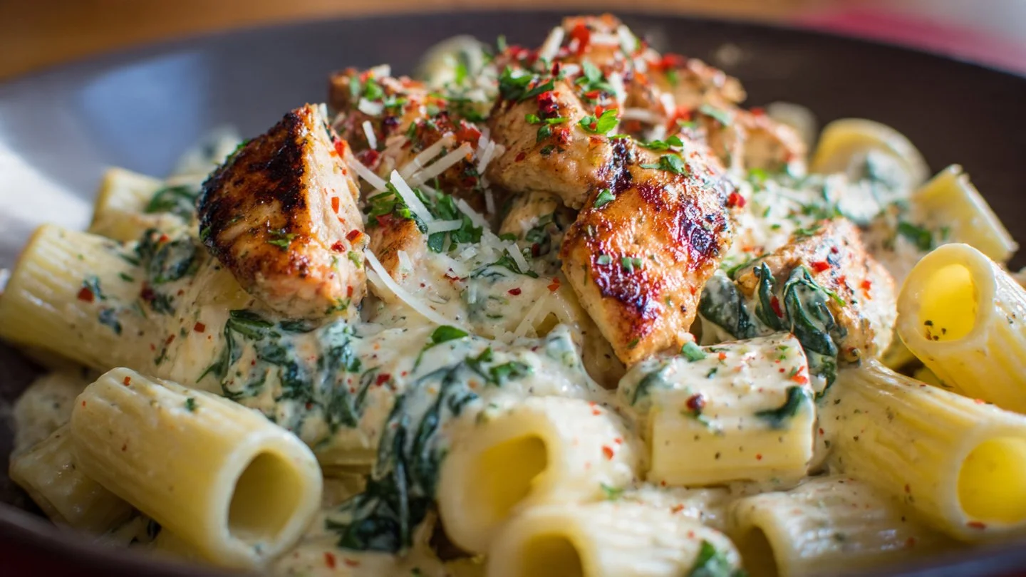 Creamy Pesto Chicken Pasta