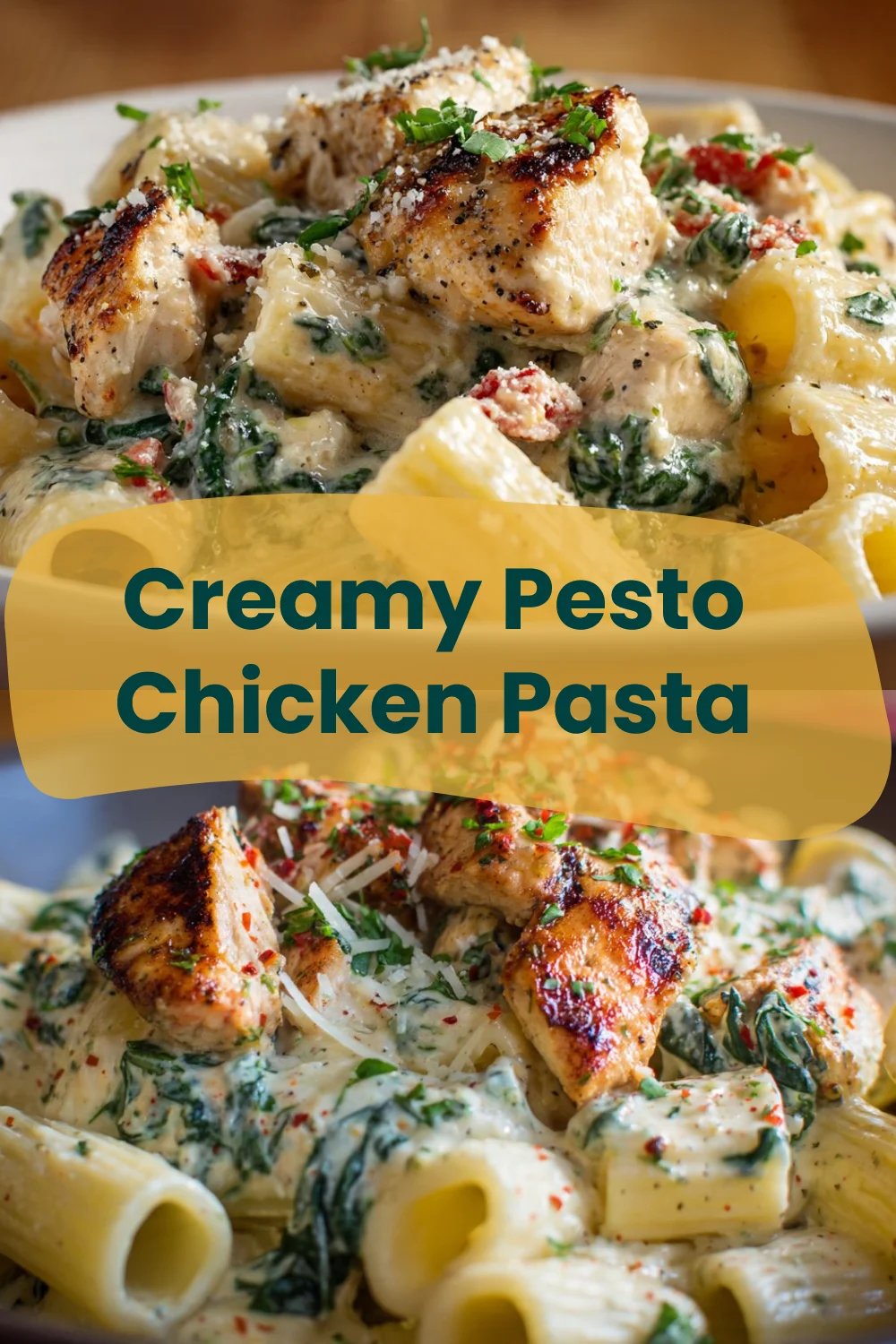 Creamy Pesto Chicken Pasta