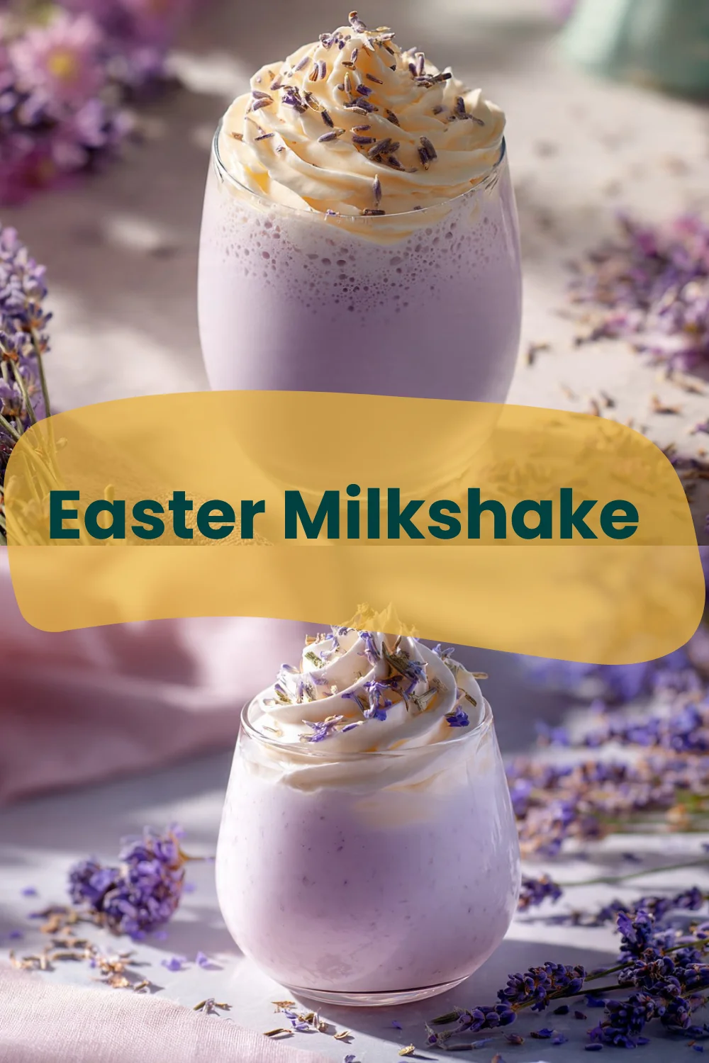 Spring Floral Easter Milkshake Easy, Festive & Creamy Easter Milkshake Easter Milkshake