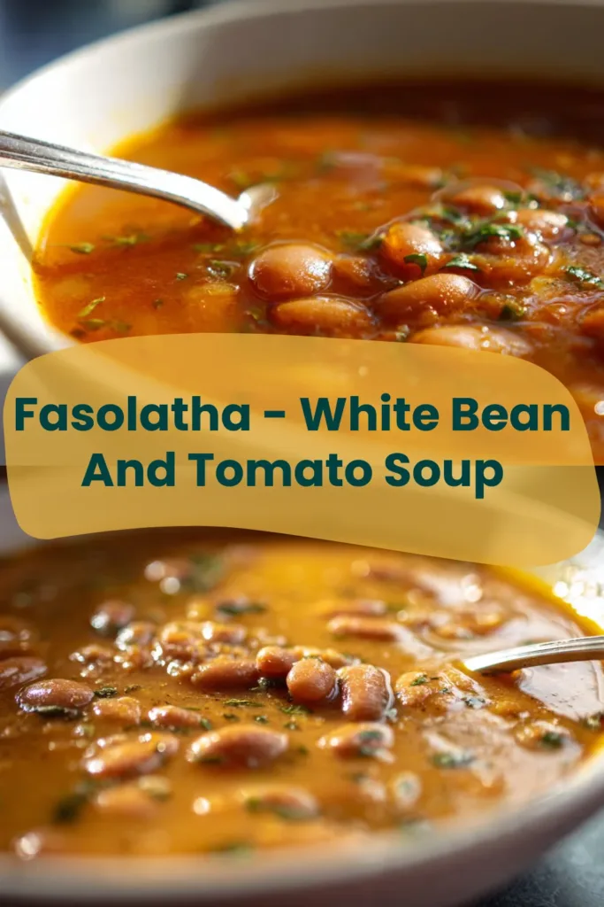 Fasolatha - White Bean And Tomato Soup