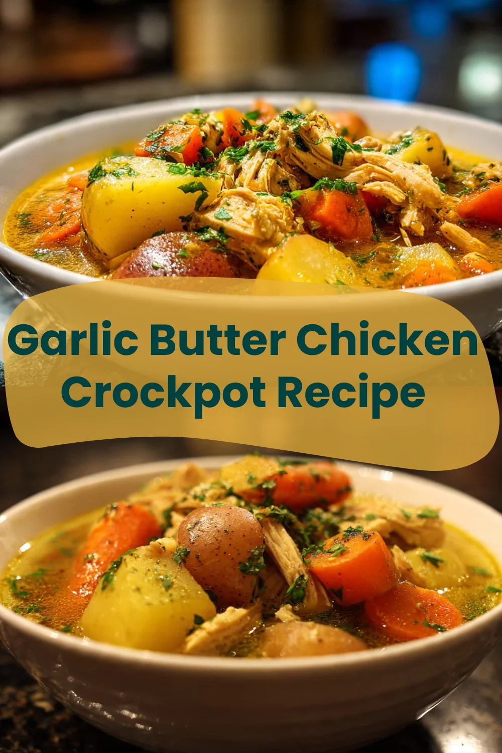 Garlic Butter Chicken Crockpot Recipe: 6-Hour Magic for Tender Bliss Garlic Butter Chicken Garlic Butter Chicken Crockpot Recipe