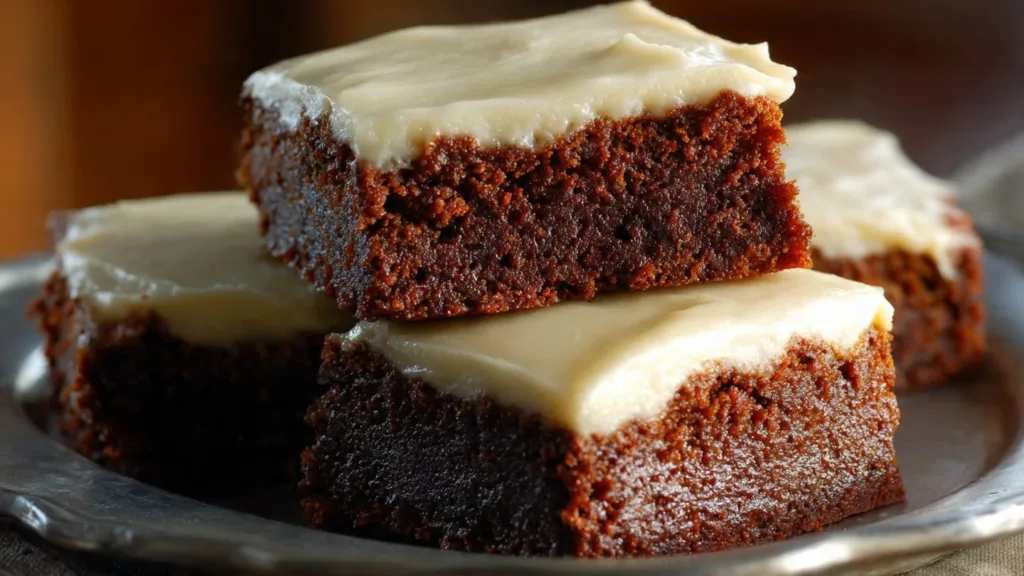 Irresistible Gingerbread Brownies with Eggnog Cream Cheese Frosting Gingerbread Brownies Irresistible Gingerbread Brownies with Eggnog Cream Cheese Frosting