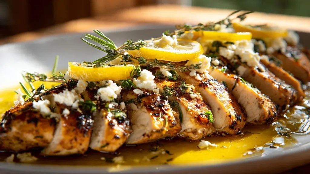 Zesty Greek Chicken with Lemon and Feta: A Delicious Twist