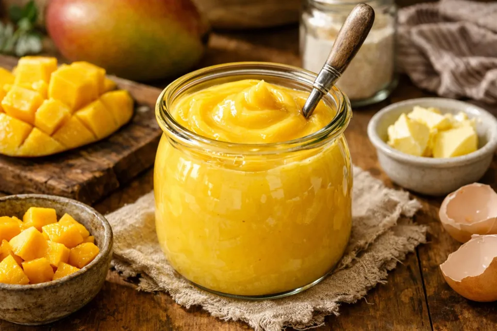 Homemade Mango Curd