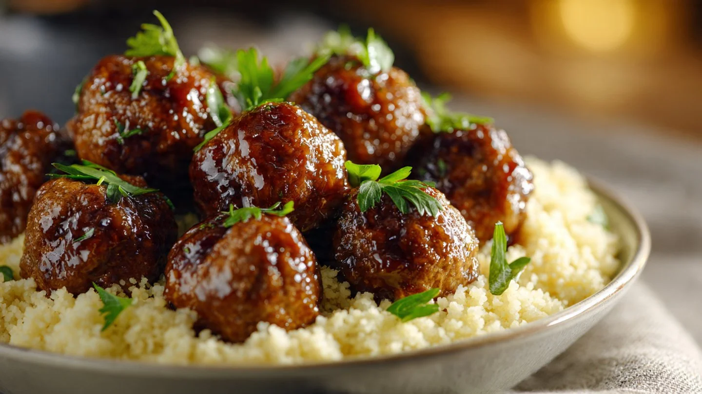 Honey-Glazed Meatballs