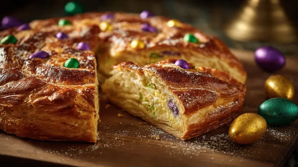 King Cake with Cream Cheese Filling King Cake King Cake with Cream Cheese Filling