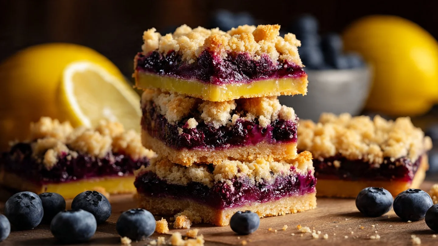 Lemon Blueberry Crumb Bars: Your New Favorite Treat! lemon blueberry crumb bars Lemon Blueberry Crumb Bars