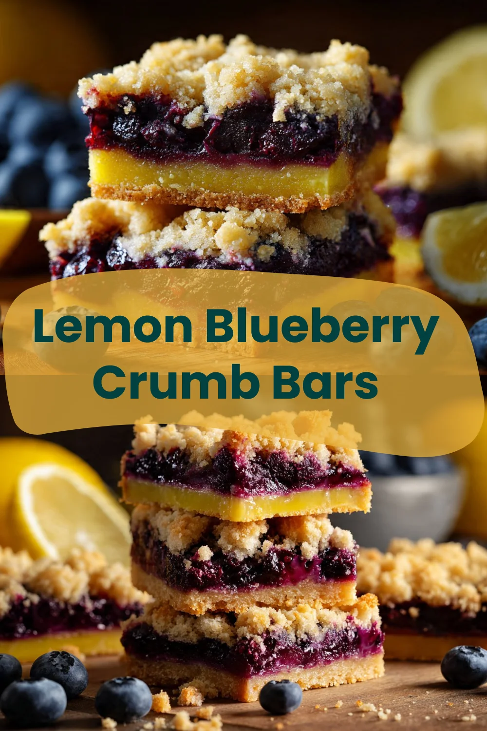 Lemon Blueberry Crumb Bars: Your New Favorite Treat! lemon blueberry crumb bars Lemon Blueberry Crumb Bars
