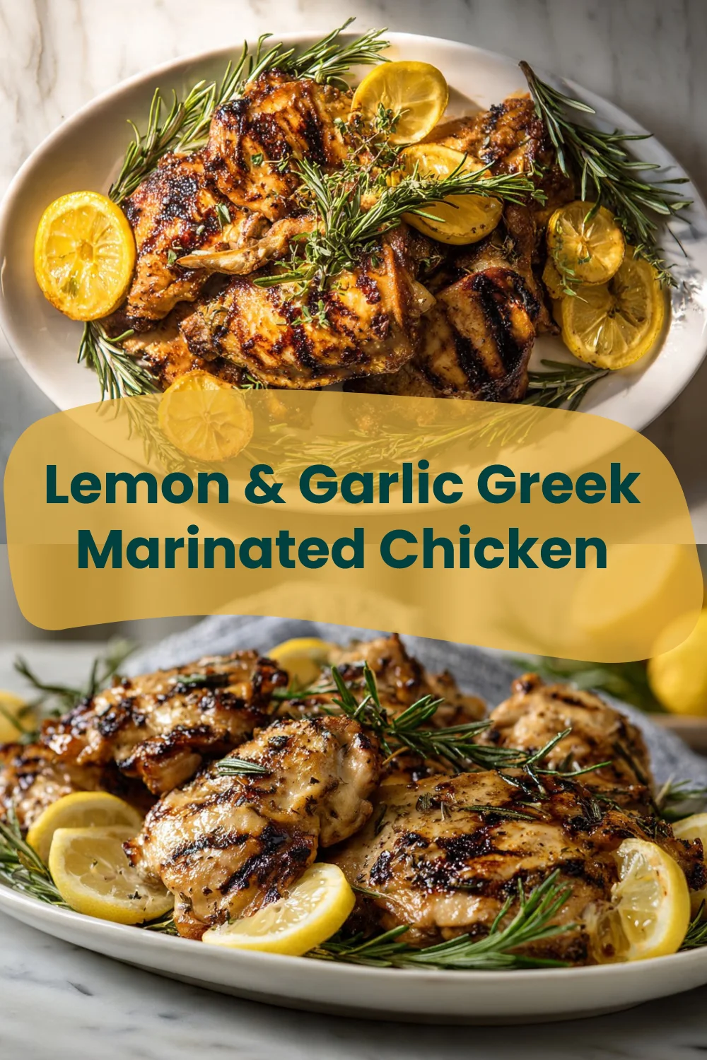 Lemon & Garlic Greek Marinated Chicken