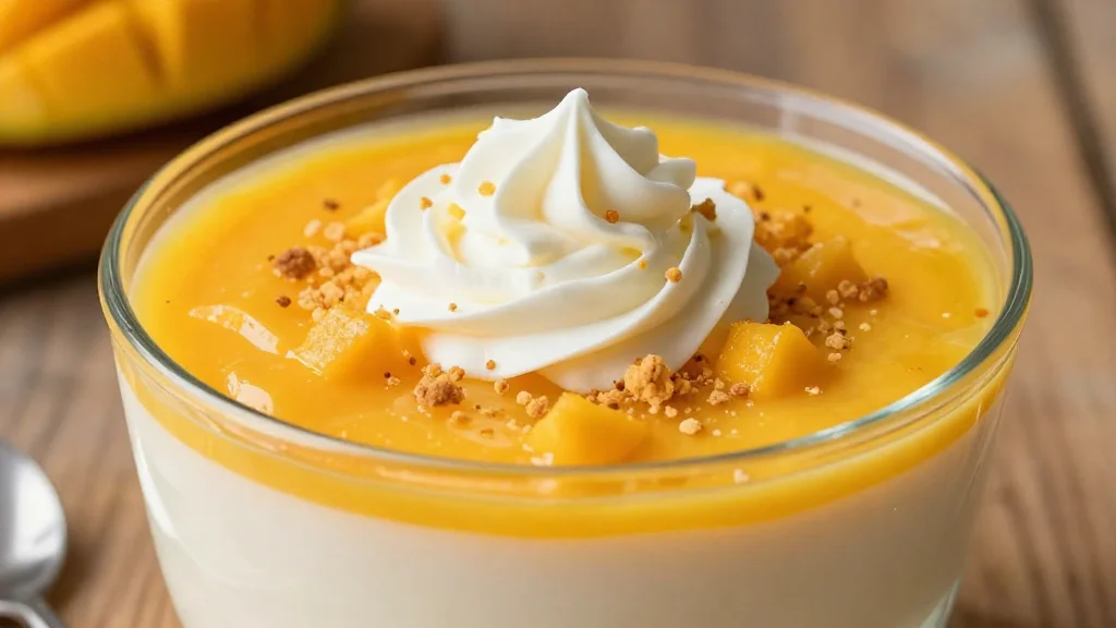 Mango Coconut Panna Cotta
