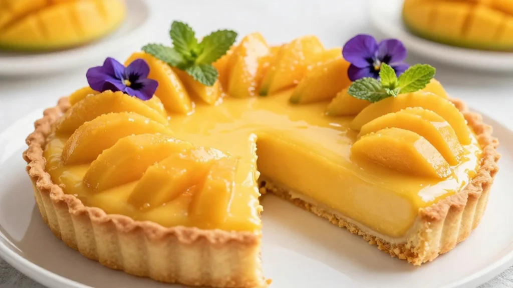 Mango Curd Tart