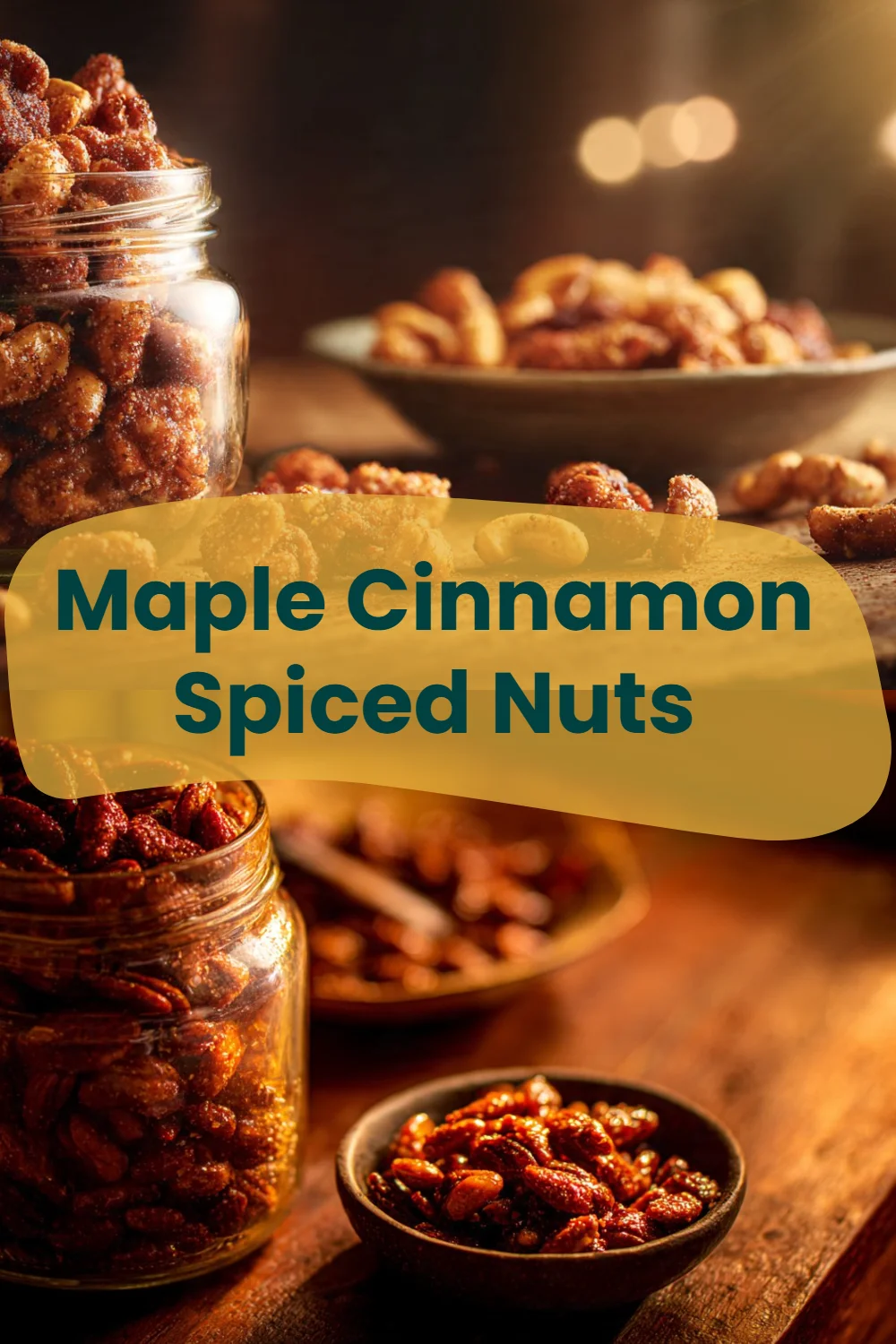 Maple Cinnamon Spiced Nuts