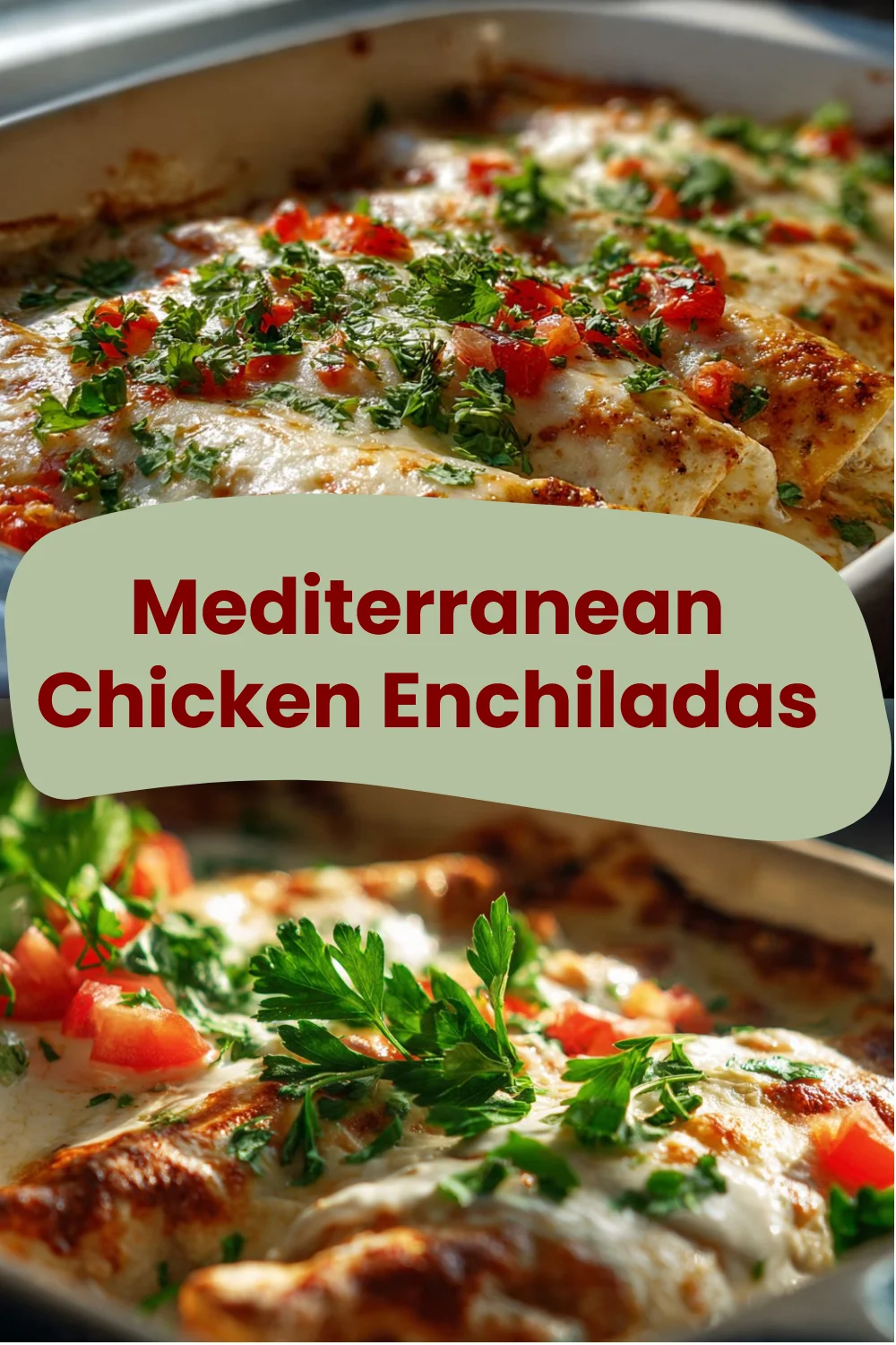 Mediterranean Chicken Enchiladas: A Match Made in Flavor Heaven Mediterranean Chicken Mediterranean Chicken Enchiladas