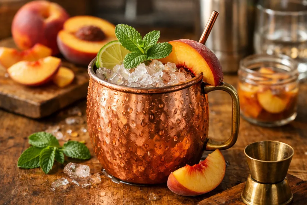 Peach Moscow Mule