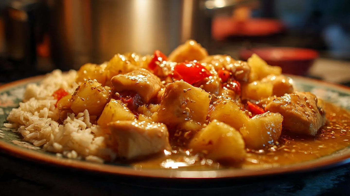 Pineapple Chicken and Rice: A Flavorful Tropical Delight pineapple chicken Pineapple Chicken and Rice