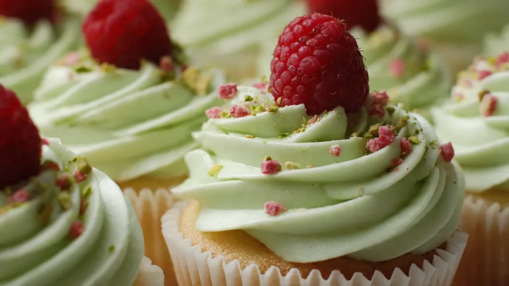 Pistachio Cupcakes