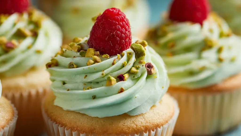 Pistachio Cupcakes