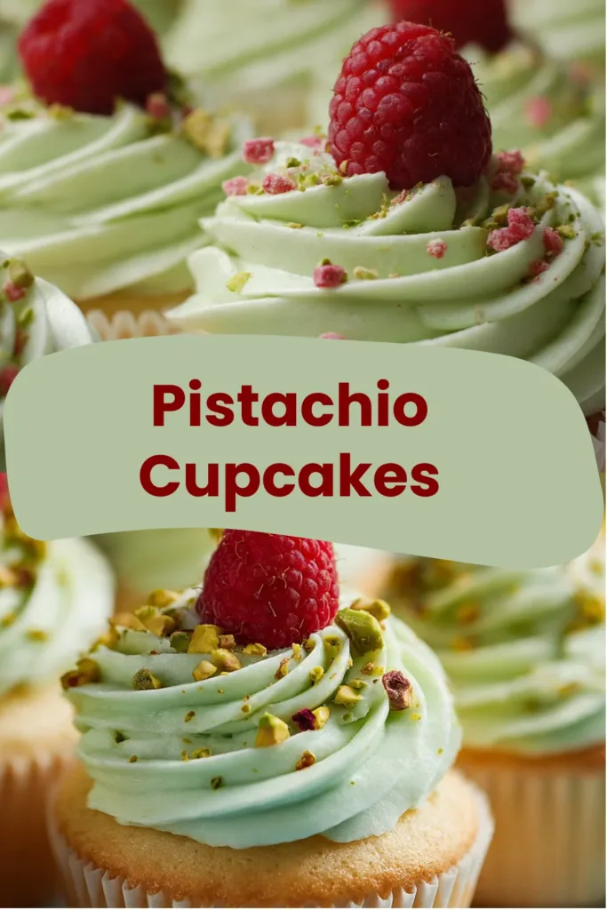 Pistachio Cupcakes