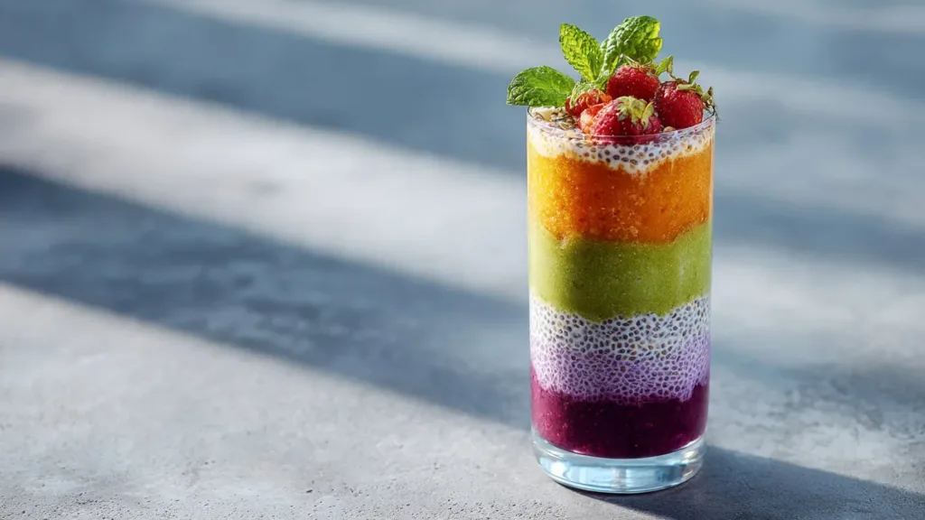 Rainbow Chia Pudding Parfait: A Colorful Delight for Your Taste Buds 🌈 Chia Pudding Rainbow Chia Pudding Parfait: A Colorful Delight for Your Taste Buds 🌈