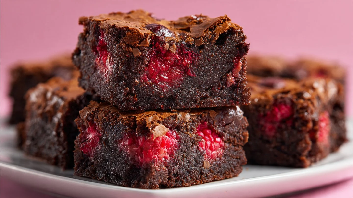 Delicious Raspberry Chocolate Brownies: A Match Made in Heaven! Raspberry Chocolate Brownies Raspberry Chocolate Brownies