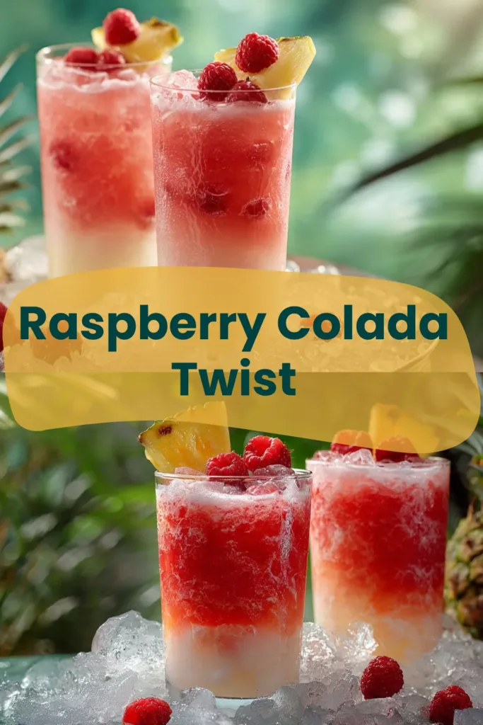 Raspberry Colada Twist