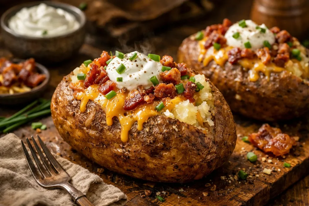 Restaurant-Style Baked Potatoes