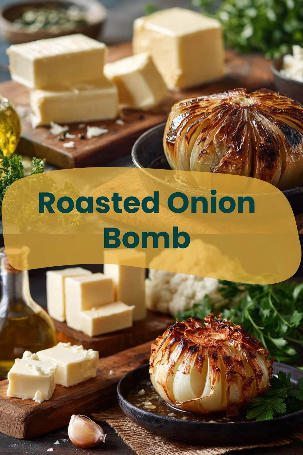 Roasted Onion Bomb: A Cheesy Explosion of Flavor! onion bomb Roasted Onion Bomb