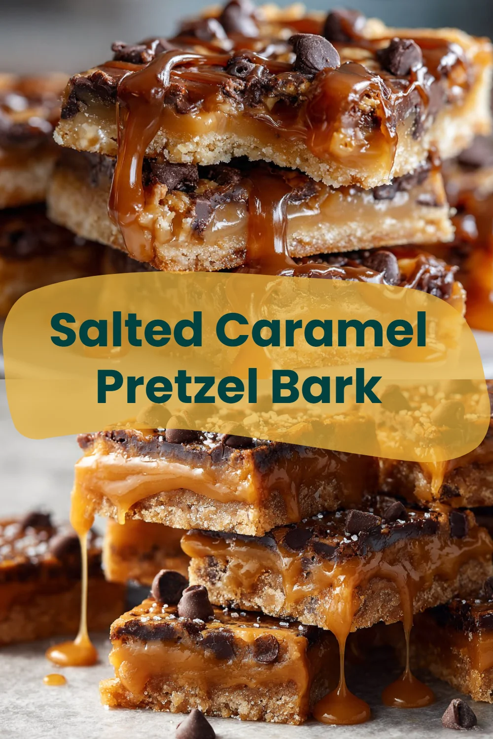 Salted Caramel Pretzel Bark