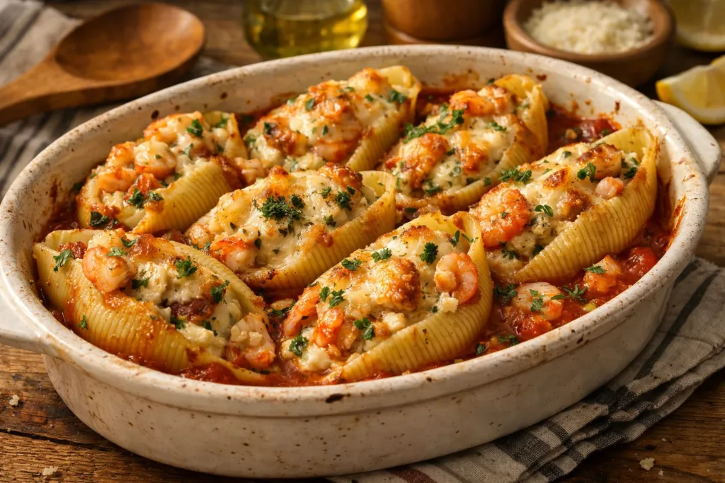 Seafood Stuffed Shells
