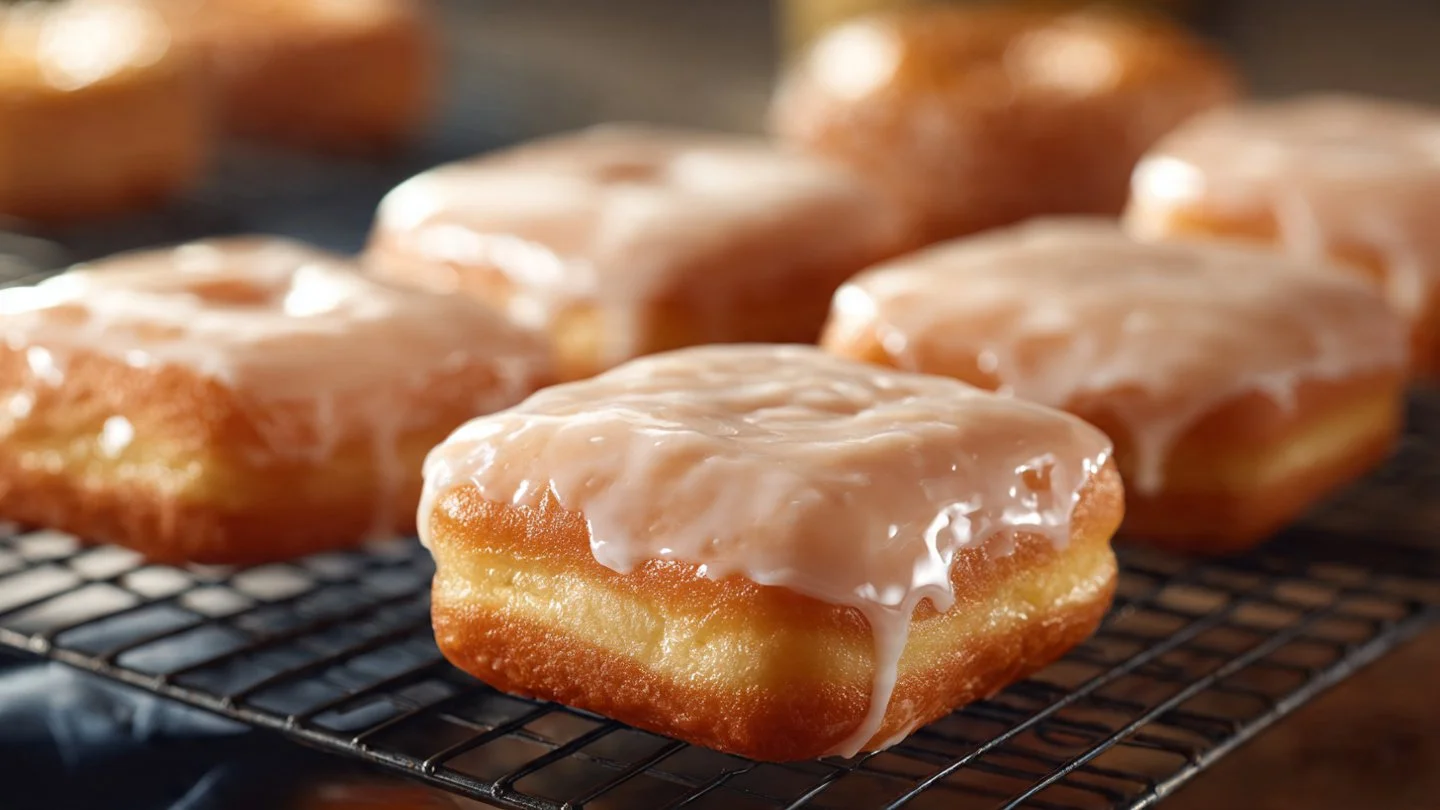 Soft Baked Maple Donut Bars
