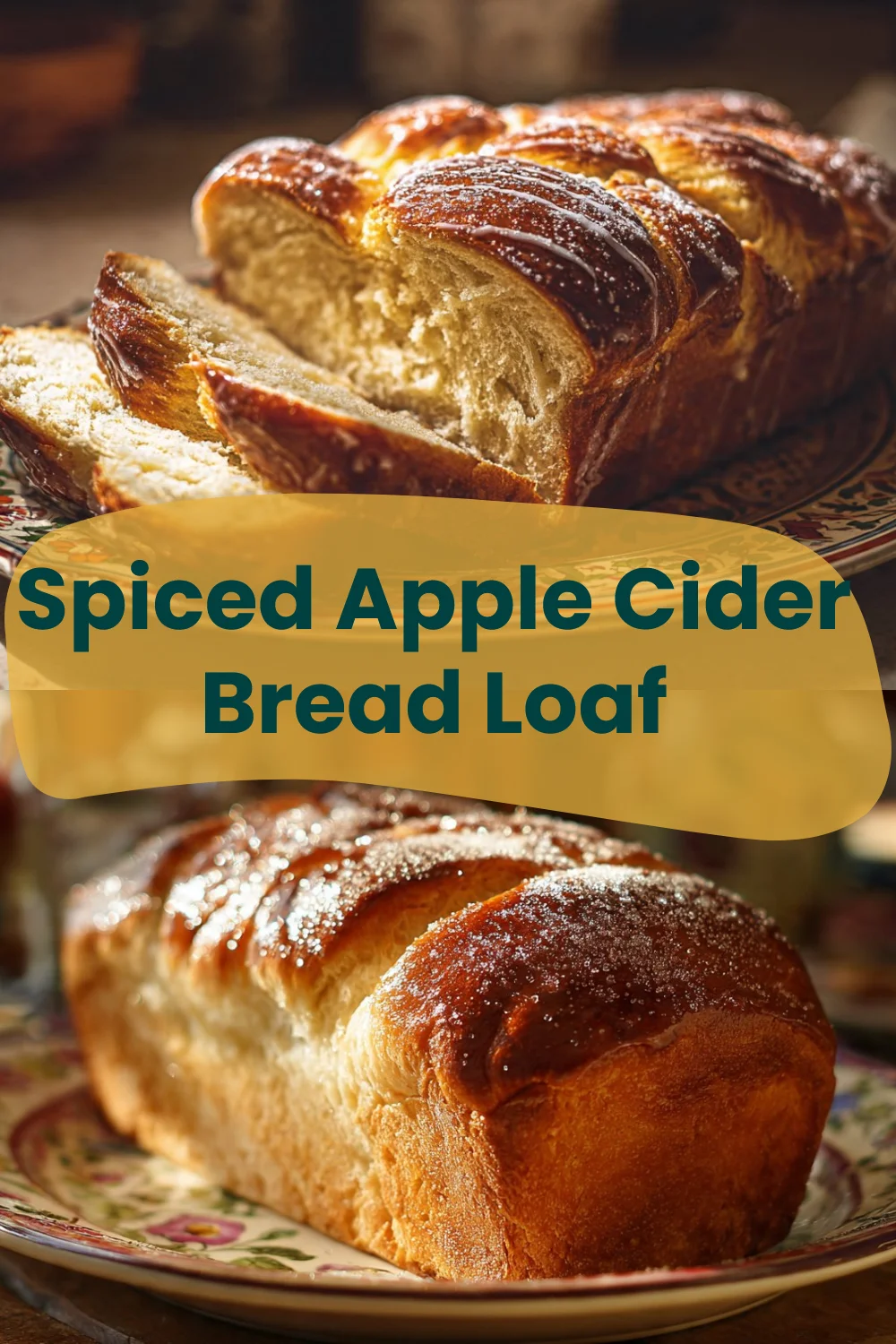 Spiced Apple Cider Bread Loaf
