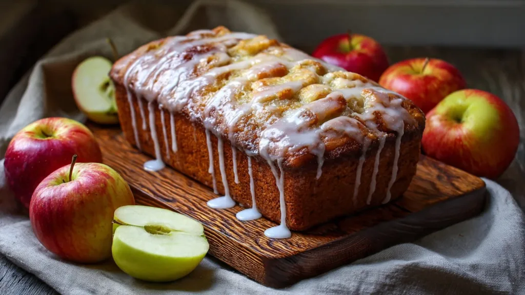 Spiced Apple Fritter Bread for Fall