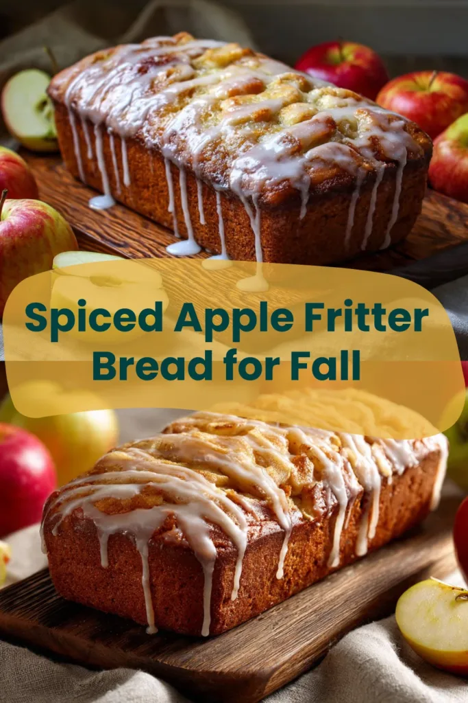 Spiced Apple Fritter Bread for Fall