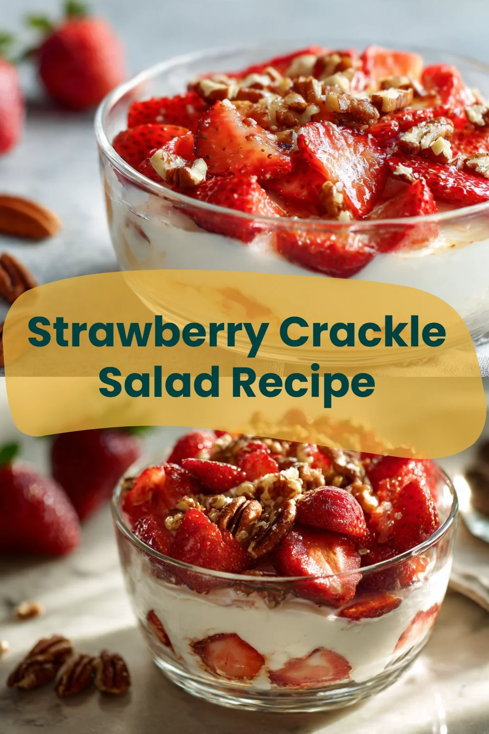 Strawberry Crackle Salad Recipe: A Sweet Sensation You’ll Love! Strawberry Crackle Salad Strawberry Crackle Salad Recipe